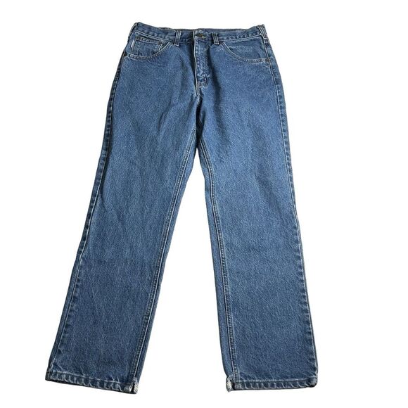 Carhartt Relaxed fit Men Blue Jeans Size 35x30 - Picture 1 of 9